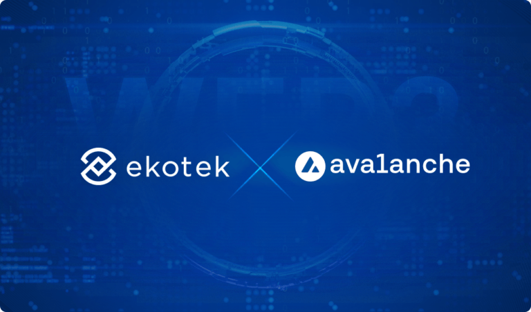 Partnership announcement: Ekotek x Avalanche